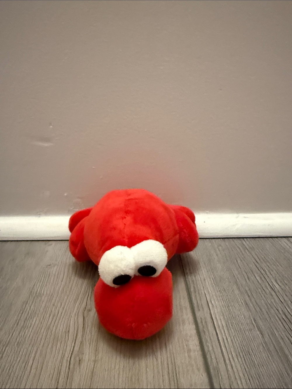 Red Plush Cartoon Dinosaur Toy for Kids by